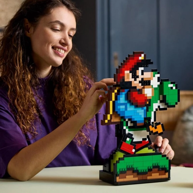 Super Mario kostky 71438 Mario a Yoshi