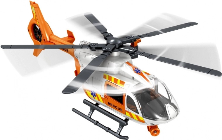 Otáčející se rotory a detailní kabina