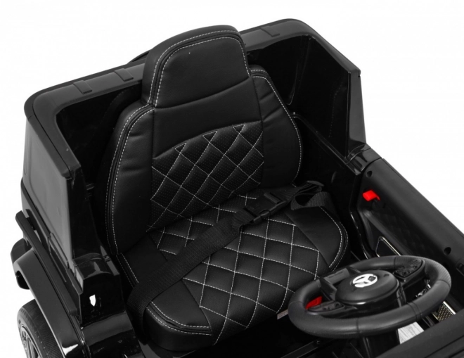 Mercedes AMG G63 pro děti Lak černá + dálkové ovládání + MP3 LED + pomalý start + EVA + pásy