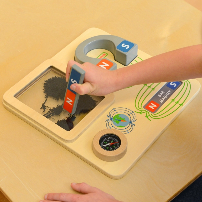 Masterkidz magnetická vzdělávací tabule kompas Montessori