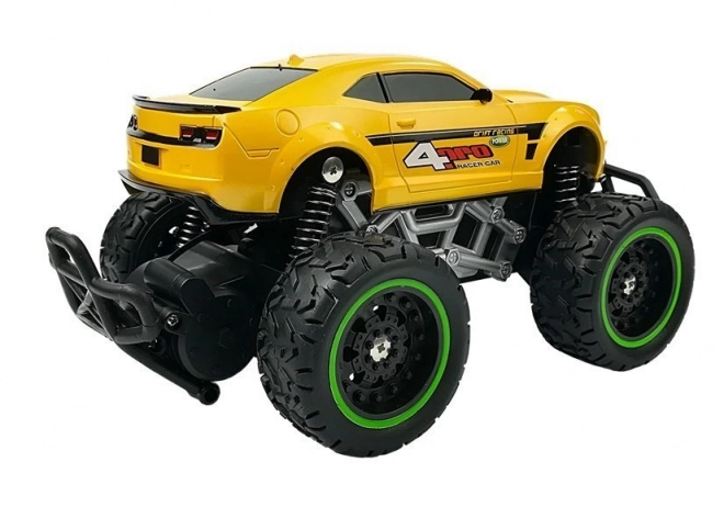 Dálkově ovládané R/C 6,5 km/h s vysokými koly – žluté