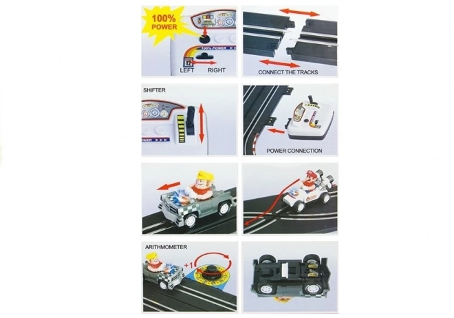 Elektrická autodráha s 2 auty Mario RC