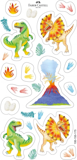 Faber-Castell pastelky dinosauři trojúhelníkové sady