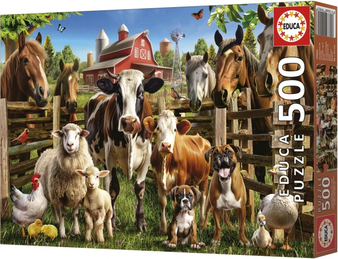 Puzzle Kamarádi ze statku