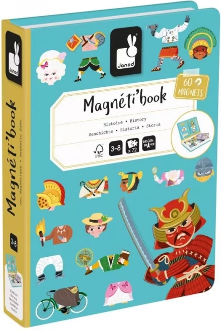 Magnetická kniha Janod Historie