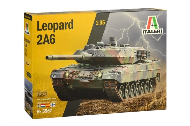 Plastikový model tanku Leopard 2A6