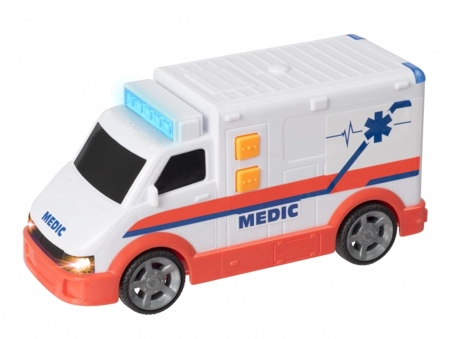 Sanitka se světelnými a zvukovými efekty 16 cm TEAMSTERZ