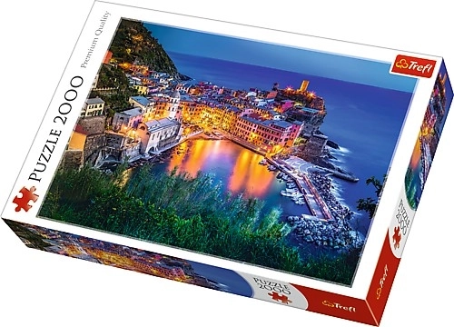 Puzzle 2000 Prvky Vernazza za soumraku