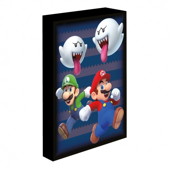Svítící LED obraz Super Mario 30x40 cm