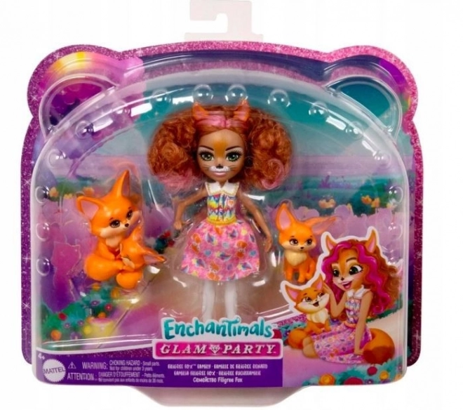 Enchantimals Filigree Fox s liščí rodinkou