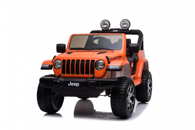 Dětské elektrické auto Jeep Wrangler Rubicon oranžové