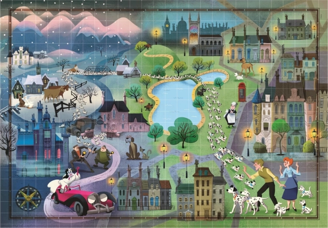 Puzzle Story Maps: 101 dalmatinů