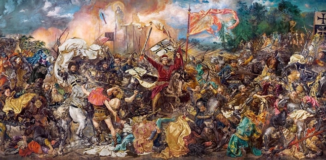 Puzzle 4000 dílků Bitva u Grunwaldu Jan Matejko