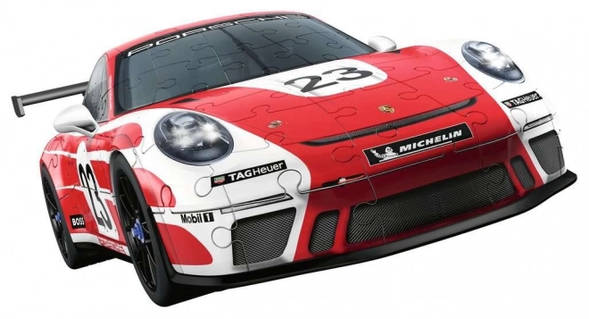 RAVENSBURGER 3D puzzle Porsche 911 GT3 Cup Salzburg design 136 dílků