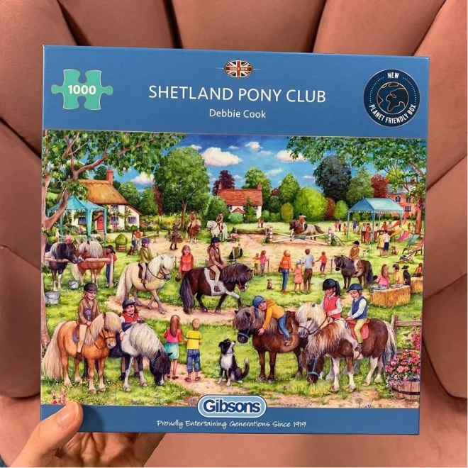 GIBSONS Puzzle Shetland Pony Club 1000 dílků