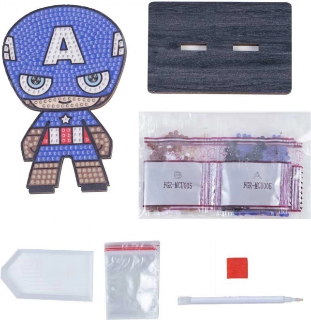 Diamantové malování Avengers: Kapitán Amerika