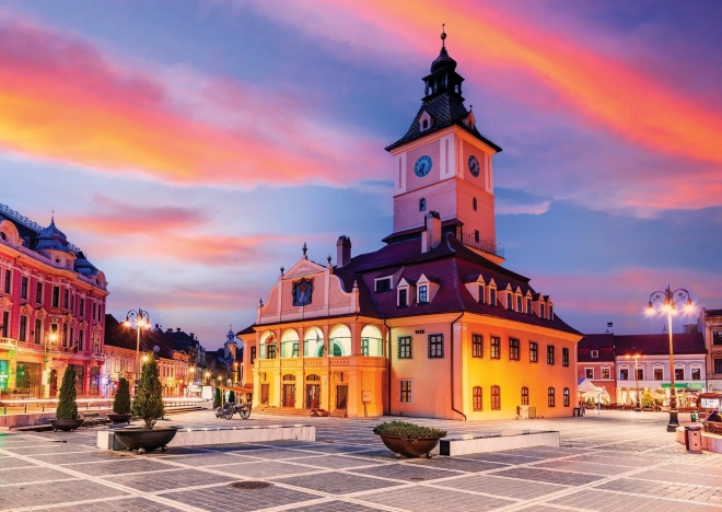 Puzzle Radniční náměstí Brašov 1000 dílků