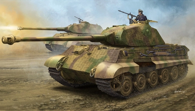 Německá věž Sd.Kfz 182 King Tiger Porsche