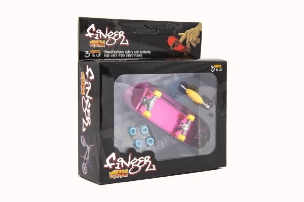 Prstový skateboard s příslušenstvím 9 cm