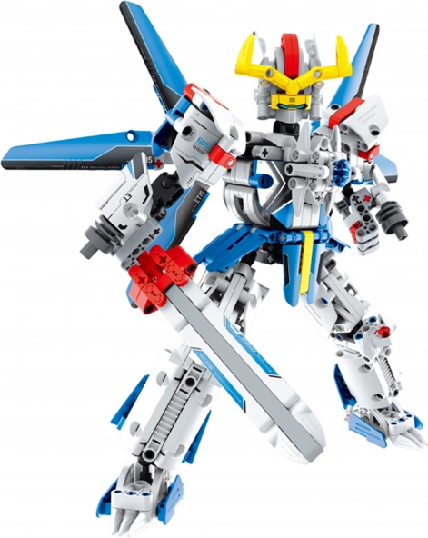 Stavebnice Robot Modrý 30 cm