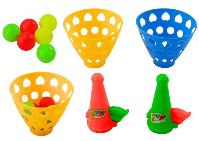 Ball Catcher Ball Launcher Basket Game