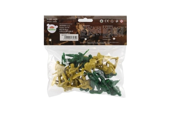 Sada plastových vojáčků 100 g na kartě