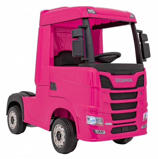 Dětský automobil Scania R-SERIE na baterie - Růžová