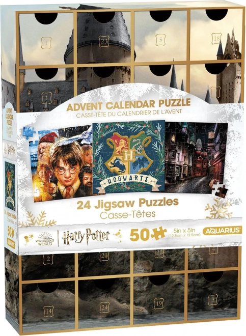 Adventní kalendář Harry Potter Puzzle 24x50 dílků