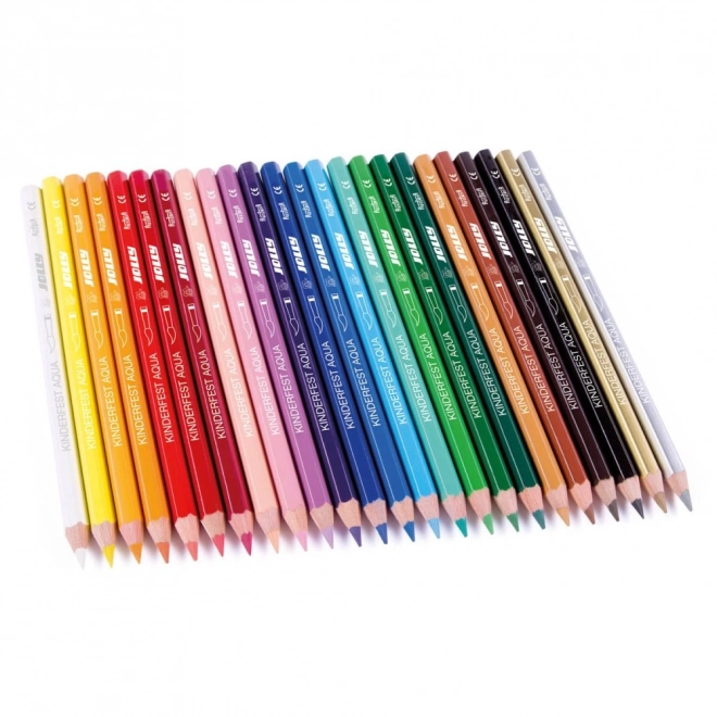 Tužky Supersticks Aqua 24 barev v kovové krabičce