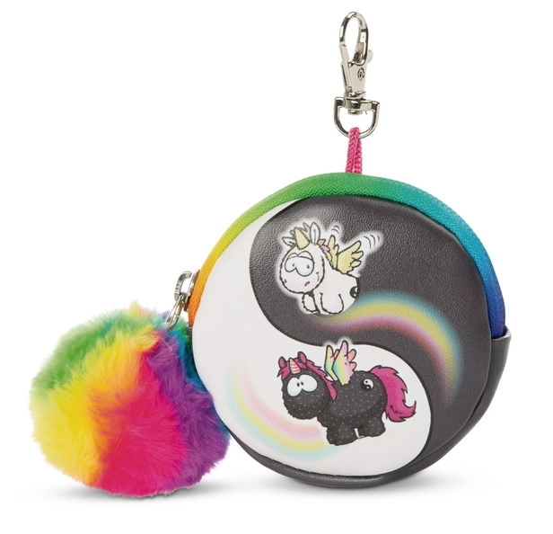 Peněženka na mince jednorožec Rainbow Yin & Rainbow Yang