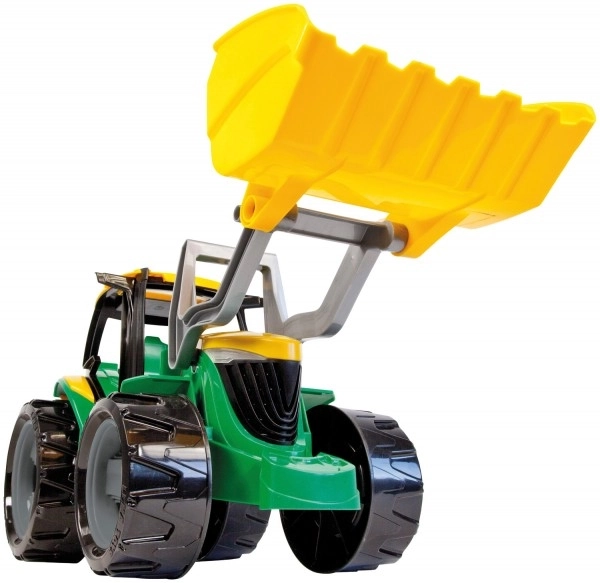 Dětský traktor se lžící Zeleno-žlutý