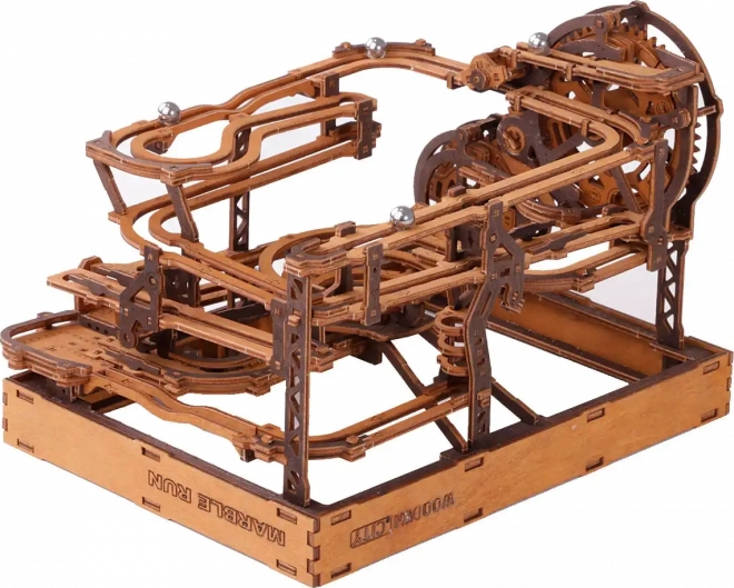 Dřevěná kuličková dráha 3D puzzle