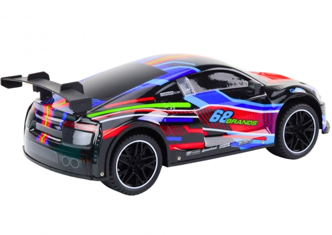 RC sportovní auto 1:10 25km/h Světla černá