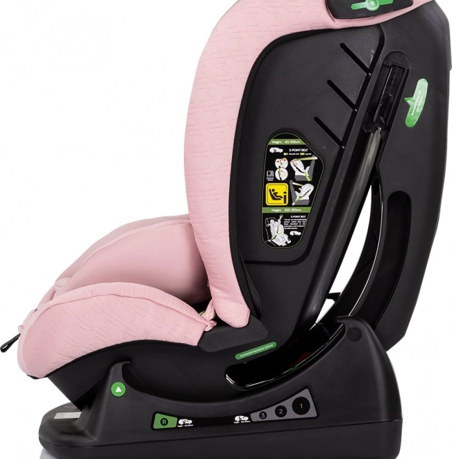 Autosedačka Chipolino Aviato i-Size 40-150cm Růžová Marshmallow