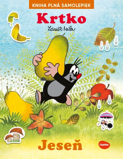 Krtko a Jeseň - Kniha samolepek