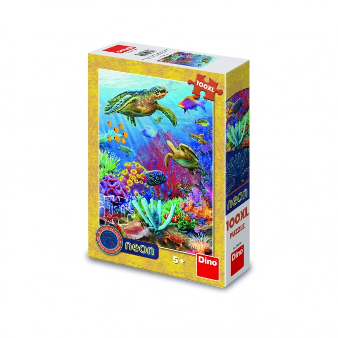 Puzzle podmořský svět neon
