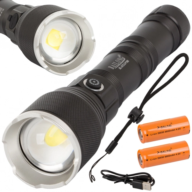 Vojenská taktická svítilna Bailong s Cree LED XHP160