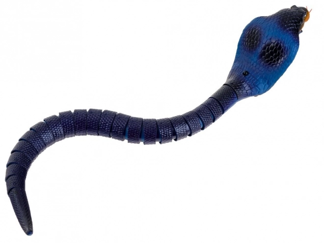 Zábavný dálkově ovládaný had Cobra – Modrá