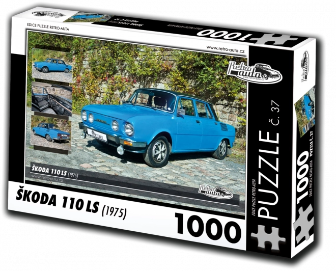 Retro puzzle Škoda 110 LS 1975 1000 dílků