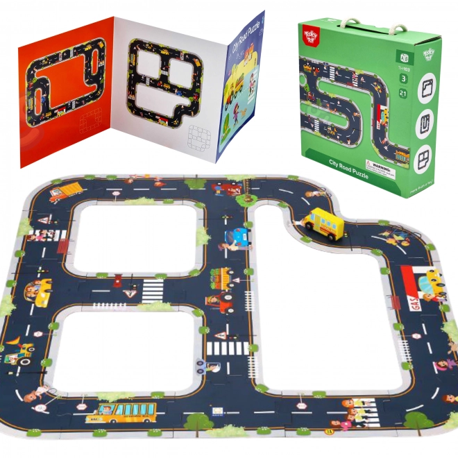 Tooky Toy Autopáska Puzzle