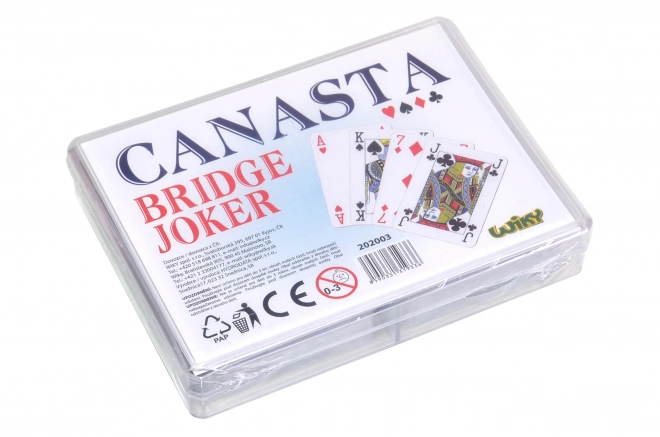 Karty Canasta v plastové krabičce