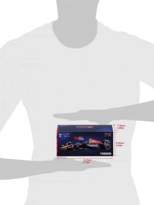 Bburago 1:43 RACE Formula F1 - Red Bull Racing RB19 (2023) #11 (Sergio Pérez)