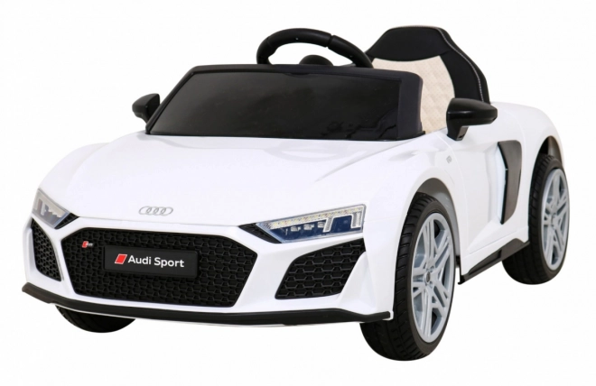Audi R8 LIFT Bateriové auto + dálkové ovládání + EVA kola + MP3 + LED – Bílé