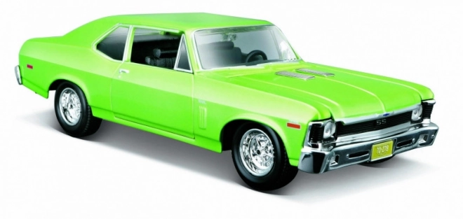 Kompozitní model Chevy Nova SS 1970 zelený 1:24
