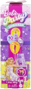 barbie party unboxed narozeninová sada s pejskem