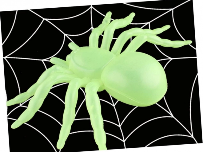 Fluorescenční halloweenské pavouky
