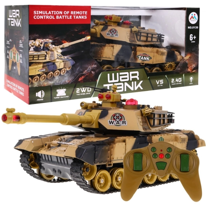 R/C tank 2,4GHz – Béžový