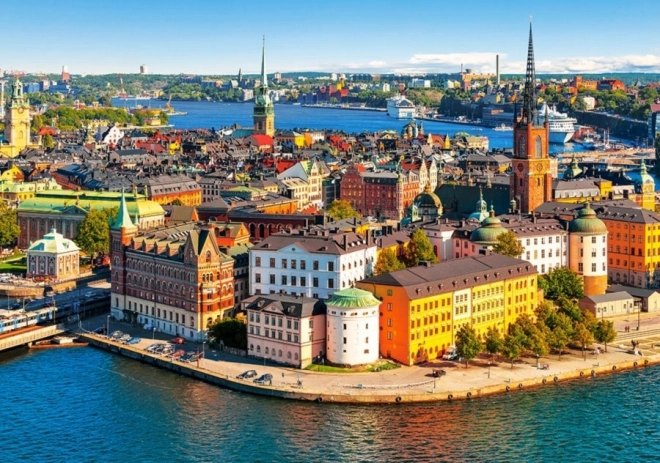 Puzzle Stockholm Švédsko 500 dílků