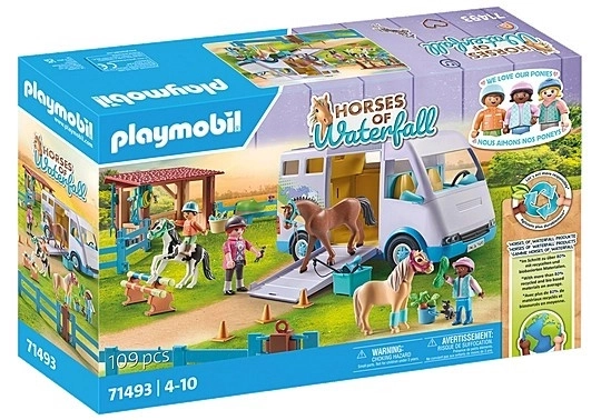 Sada figurek Koně 71493 Mobilní výuka jízdy na koni