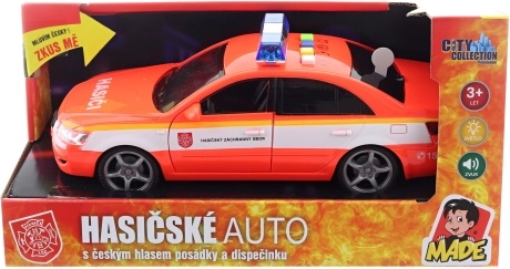 Hasičské auto s českým hlasem 24 cm